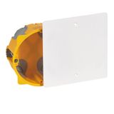 Junction flush mounting box EcoBatibox - 1 gang depth 40 mm - dry partitions