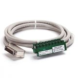 Allen-Bradley 1492-ACAB025AC69 Connection Products, Analog Cable, 2.5 m (8.2 ft), 1769-OF4 (C)