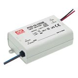 PCD-16-350B Led driver, Class2 16W, 24-48V, 350mA CC dimmable, MEAN WELL