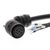 Servo motor power cable, 1.5 m, with brake, 900 W-1.5 kW AA028891C