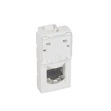 Arteor CAT 6 STP Shielded RJ45 Socket 1 Module White