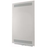 Front plate (section high), ventilated, W=1100mm, IP31, grey