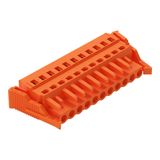 1-conductor female connector CAGE CLAMP® 2.5 mm² orange