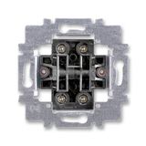 3558-A87340 Switch insert double 1-pole retractive