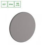 PIATTA 18W CCT 230V IP44 250x47MM GRAY ROUND FACADE LAMP