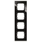 1724-245 Cover Frame Busch-axcent® glass black