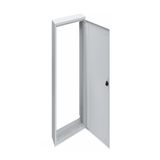 Wall-mounted frame 1A-24 with door, H=1195 W=380 D=250 mm