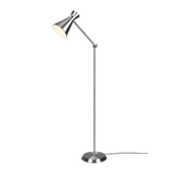 Enzo floor lamp E27 brushed steel