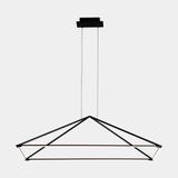 Pendant Tubs 1200mm LED 48W 2196lm 3000K Black