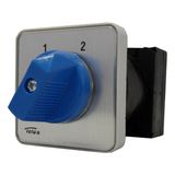 Changeover switch 3-pole, central mounting 22,5mm