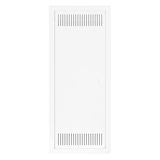 Flush-mounted media enclosure 5-rows - partition wall