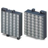 Matrix patchboard 80-pole Marking 1-80 dark gray