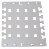 19" Cable-management panel 170x150mm for installation to 19"