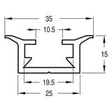 ALUMINIUM PROFILE W1000