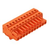 1-conductor female connector CAGE CLAMP® 2.5 mm² orange