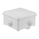 Surface junction box N110x110 white