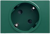 Systo Socket Schuko for trunking Green