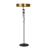 GIADA Floorlamp 2x E27 /40W Matt Black/Satin Bras