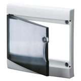 TRANSPARENT SMOKED DOOR WITH FRAME FOR FINISHING FRENCH STANDARD MODULAR ENCLOSURES WITHOUT DOOR - IP40 - 13 MODULES