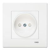 Karre White (Quick Connection) Child Protected Socket