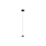 Triac Dimmable Coffee Aluminium  LED 6 Watt 220-240 Volt  355Lm 3000K IP20  D: 9.2 H: 150 cm Adjustable Height