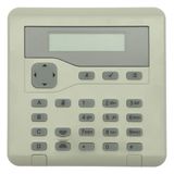 Wired keypad with built-in proximity reader and 2 zone inputs