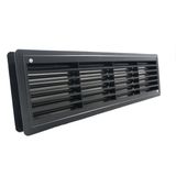Door grille AIRROXY 115 x 430 115 x 430 mm black