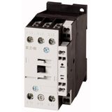Contactor, 3 pole, 380 V 400 V 11 kW, 1 N/O, 24 V 50/60 Hz, AC operation, Spring-loaded terminals