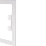Wall cover plate for BRS 85x170mm lid 80mm of sheet steel in pure whit