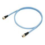 DeviceNet thin cable, straight M12 connectors (1 male, 1 female), 1 m