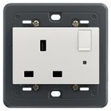 Switched 2P+E 13A English outlet Next