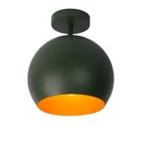 Lucide BINK - Flush ceiling light - Ø 24,5 cm - 1xE27 - Green