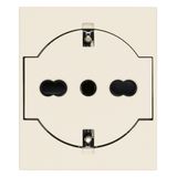 Flat 2P+E P40 Universal outlet canvas