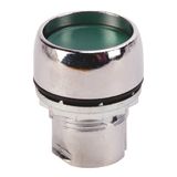 800F Push Button, Guarded, Green, Metal