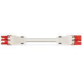 pre-assembled interconnecting cable;Eca;Socket/plug;red