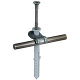 Conductor holder DEHNQUICK StSt with nail dowel 8x80mm for Rd 6-10mm