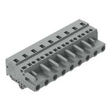 1-conductor female connector CAGE CLAMP® 2.5 mm² gray