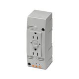 Double socket Phoenix Contact EO-AB/PT/LED/DUO/V/GFI/ 125V 15A