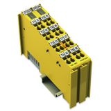 Fail-safe 8-channel digital input 24 VDC PROFIsafe yellow
