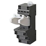 Socket, DIN rail/surface mounting, 31 mm, 8-pin, Push-in terminals PY  8100G