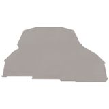 End plate for two-level terminals YBK 4 - 2 F grey