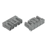 Plug for PCBs angled 5-pole gray