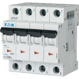 Miniature circuit breaker (MCB), 25 A, 4p, characteristic: C