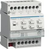 Heating actuator 6-fold KNX Secure, with controller for 24/230V actuators, Triac