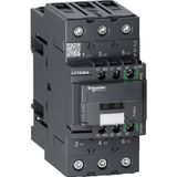 TeSys Deca contactor 3P 40A AC-3/AC-3e up to 440V coil 24-60V AC/DC EverLink