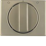 Centre plate rotary knob rotary switch blinds, Arsys, light bronze mat