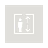 8581.19 Cover for signaling light “Elevator” symbol - Sky Niessen