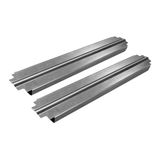 Slide-in rails for mounting plates in 800 mm deep enclosures