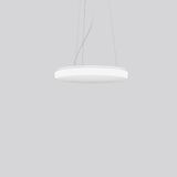 Flat Polymero Kreis Slim, 29 W, 3100 lm, 830, white, Phase-cut Pendant