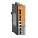 PoE switch, unmanaged PoE, Fast Ethernet, 4x RJ45 10/100 BaseT(X) PoE+